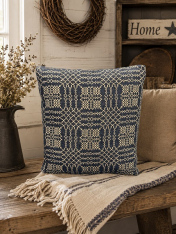 NANTUCKET NAVY/TAN 20X20 PILLOW